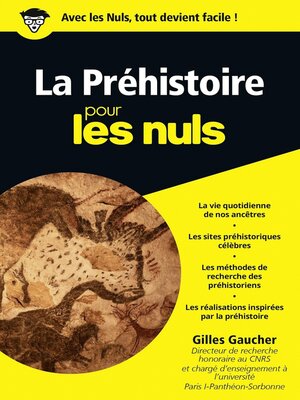 cover image of La Préhistoire pour les Nuls